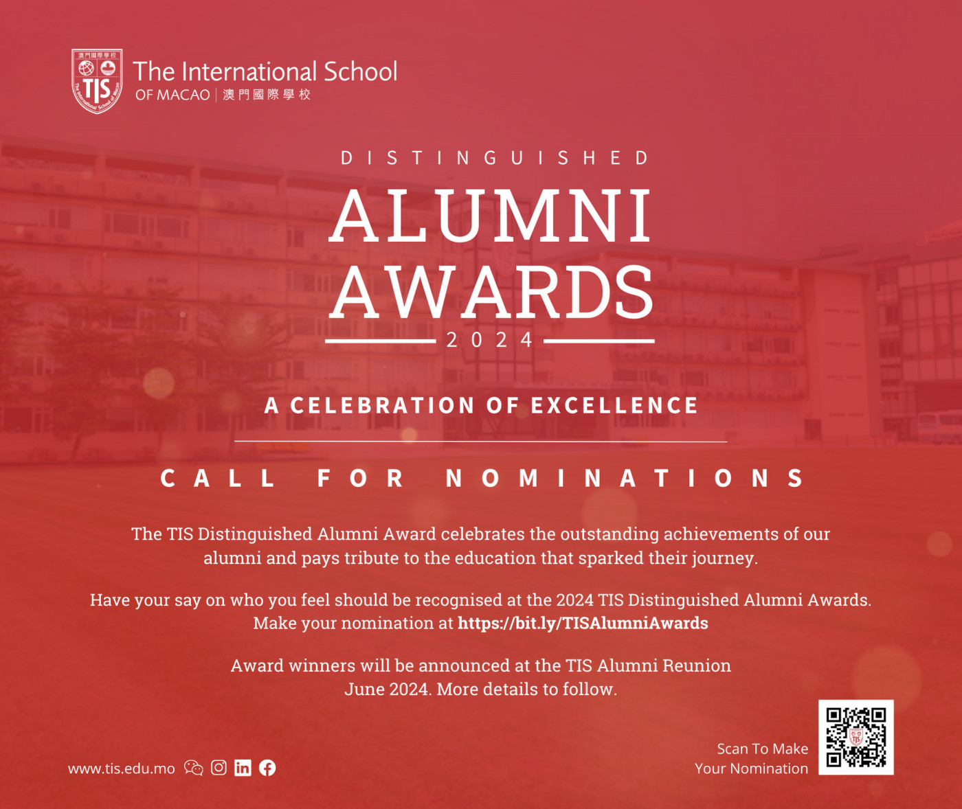 Nominate an Outstanding TIS Alum for the 2024 Distinguished Alumni ...
